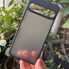 Ốp lưng Sony xperia 10 mark VII nhám viền màu,chống bám vân tay ( màu Đen)