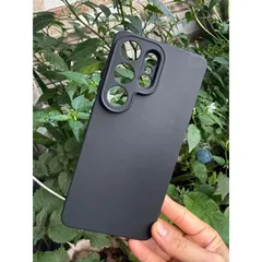 Ốp lưng dẻo Samsung Galaxy S26 Ultra (màu đen) chống bám vân tay, bảo vệ Camera
