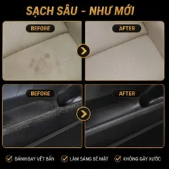 Chai vệ sinh đa năng vệ sinh nội thất ô tô Dạng Bọt Camel + Đầu bàn chải 650ML ( Mẫu mới 2026) 