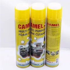 Chai vệ sinh đa năng vệ sinh nội thất ô tô Dạng Bọt Camel + Đầu bàn chải 650ML ( Mẫu mới 2026) 