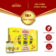 Yến sào khánh hòa nhân sâm 18% hộp quà REDNEST