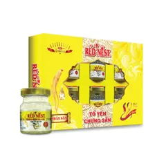 Yến sào khánh hòa nhân sâm 18% hộp quà REDNEST
