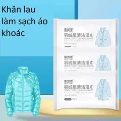 Khăn ướt nhật bản -chuyên lau vết bẩn trên áo khoắc và giầy trắng-1 bịch 12 miếng