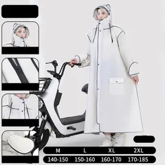 Áo mưa dáng dài bằng EVA chống hôi chống mưa toàn thân thời trang cho người lớn