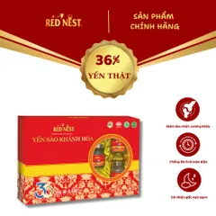 Yến sào khánh hòa chưng sẵn 36% hộp quà REDNEST