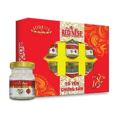 Yến sào khánh hòa chưng sẵn đường 18% hộp quà REDNEST