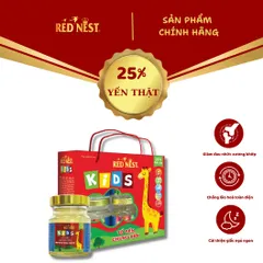 Yến sào khánh hòa chưng sẵn kids 25% xách 6 REDNEST