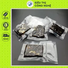 Túi hút chân không một mặt nhám loại tốt-độ dầy 0.22mm-bộ 100 túi