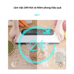 Máy hút chân Không DTM-600 Cao Cấp - bảo hành 12 tháng-tặng 10 túi hút 1 mặt nhám 17-25cm