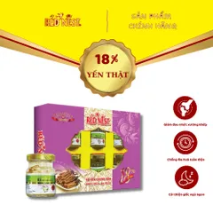 Yến sào khánh hòa chưng sẵn đông trùng hạ thảo 18% hộp quà REDNEST 856802