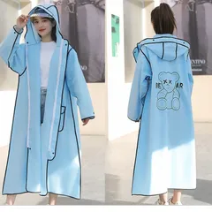 Áo mưa dáng dài bằng EVA chống hôi chống mưa toàn thân thời trang cho người lớn 856806
