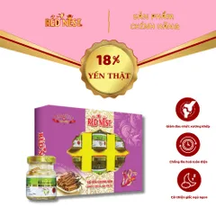 Yến sào khánh hòa chưng sẵn đông trùng hạ thảo 18% hộp quà REDNEST 856822