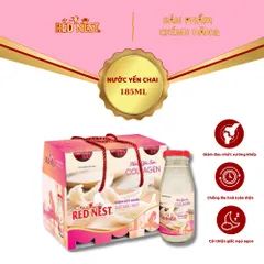 Nước yến sào chai 185ml collagen xách 6 REDNEST 856837