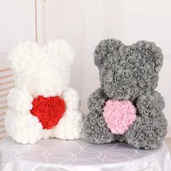 Hoa hồng xốp mini làm đồ handmade, trang trí bó hoa