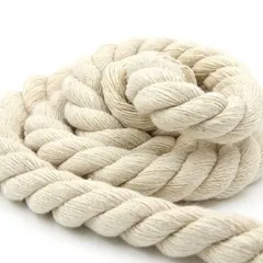 10m dây cotton trắng ngà, trắng sữa size 10-15mm