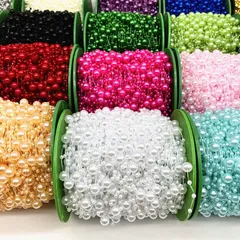 Dây chuỗi hạt ngọc 3mm-8mm nhiều màu