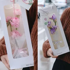 Túi giấy 1 mặt kính đựng quà đựng hoa