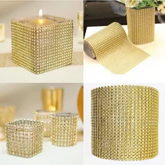 Dây nhựa giả đá pha lê lấp lánh trang trí 1 mét