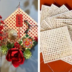 Tấm tre đan, mành tre, tấm nan tre trang trí
