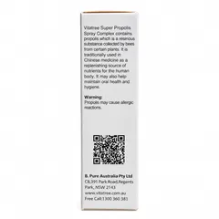 (Úc) Xịt Họng Keo Ong Vitatree Propolis Hỗ Trợ Làm Dịu Họng, Giảm Khô Rát Cổ Họng, Khàn Tiếng, Hỗ Trợ Giảm Ho