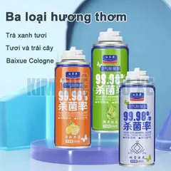 Chai xịt khử mùi diệt khuẩn xe ô tô 180ml 