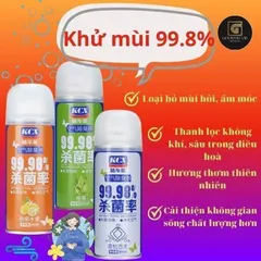 Chai xịt khử mùi diệt khuẩn xe ô tô 180ml 