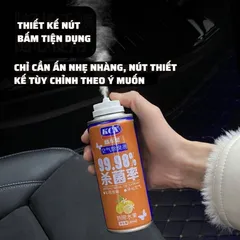 Chai xịt khử mùi diệt khuẩn xe ô tô 180ml 