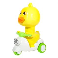 Đồ Chơi Vịt Con Đi Xe Máy Vespa – Ấn Là Chạy, Bốc Đầu Siêu Dễ Thương