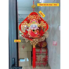 Thần Tài Treo Tết Cao Cấp – Ông Địa Thần Tài Lắc, Có Kèm Pin, Trang Trí Tết Hút Tài Lộc – Chúc Mừng Phát Tài Đại Lợi