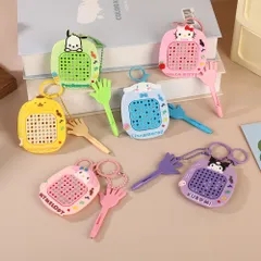 Móc Khóa Đồ Chơi Bi Nam Châm Mini Hình Hoạt Hình – Bảng Vẽ Giải Trí Kèm Móc Khóa Treo Cặp Cho Bé