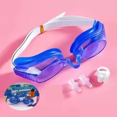 Kính Bơi Trẻ Em Mùa Hè Đi Biển, Bể Bơi – Chất Liệu Cao Cấp, Kèm Nút Bịt Tai Chống Nước, Nhiều Màu Sắc Đẹp