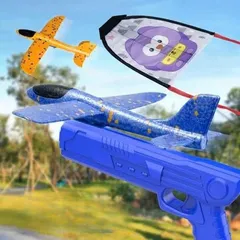 Đồ Chơi Phóng Máy Bay Xốp 35cm ,Tên Lửa Xốp, Bay Xa, Vận Động Ngoài Trời Cho Bé