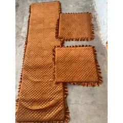 bộ ba món thảm ghế mùa đông  ,thảm vảy cá 1 tấm dài 2 tấm vuông