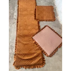 bộ ba món thảm ghế mùa đông  ,thảm vảy cá 1 tấm dài 2 tấm vuông