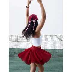 Set Thể Thao Cho Nữ Áo Đệm Mút Chân Váy Lụa Voan Bay Nhẹ Chơi Pickleball, Tenni Thoáng Mát Thấm Hút Mồ Hôis