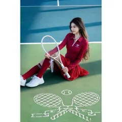 Set thể thao nữ GARNET dài tay phối chân váy voan quần bảo hộ thoáng khí nhiều màu