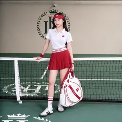 Bộ váy polo thể thao nữ Garnet vải poly cá sấu co giãn thoáng mát phong cách tennis trẻ trung