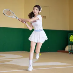 Bộ tennis nữ áo croptop ôm dáng phối váy quần xếp ly có quần trong co giãn 3 màu