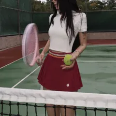 Chân váy thể thao nữ 2 lớp xếp ly, quần bảo hộ co giãn, vải nhẹ thoáng mát chơi tennis cầu lông