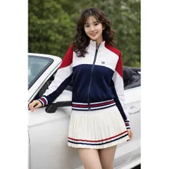 [GARNET] - Áo Khoác Thể Thao Nữ Jacket Thu Đông Vải Mềm Mịn Thoáng Khí Phù Hợp Chơi Pickleball, Tennis, Golf