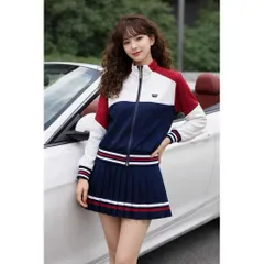 [GARNET] - Áo Khoác Thể Thao Nữ Jacket Thu Đông Vải Mềm Mịn Thoáng Khí Phù Hợp Chơi Pickleball, Tennis, Golf