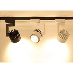 Combo 3 đèn rọi ray 20W  hoặc 30w + 1 ray 1 mét màu trắng