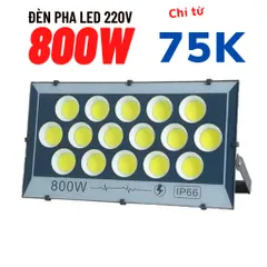 Đèn Pha led công trình chuyên dùng COB 800, 600w 500w 400w 300w 200w 100w 50W IP66