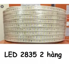 30M Combo Đèn LED dây đôi 2835, Dây led trang trí ngoài trời Siêu sáng =>>Tặng Nguồn LED