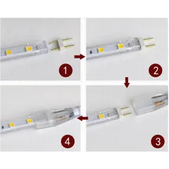 30M Combo Đèn LED dây đôi 2835, Dây led trang trí ngoài trời Siêu sáng =>>Tặng Nguồn LED