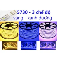 30M Combo Đèn LED dây đôi 2835, Dây led trang trí ngoài trời Siêu sáng =>>Tặng Nguồn LED