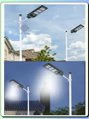 Đèn Năng Lượng Mặt Trời,Đèn Led trang tri Liền Thể 500w, 400w Cảm Biến Chuyển Động,BH 2 năm