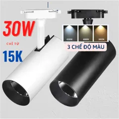 Đèn Rọi Ray ,Đèn Rọi Ống Bơ Cob Công Suất 10w/ 12w / 20w / 30w, Trang Trí Shop- Chưa Kèm Ray