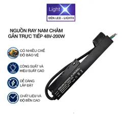 Bộ Nguồn 48V Cấp Điện Cho Hệ Đèn Ray Nam Châm Gồm Bộ Nguồn Gắn Trực Tiếp Và Bộ Nguồn Tổ Ong Công Suất 100W - 200W - 30