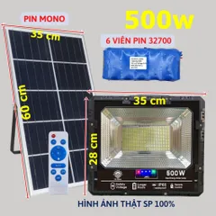 Đèn năng lượng mặt trời siêu sáng 1000w, 800w, 700w, 500w 300w, 100w Chống nước Ip67, Bh 2 năm